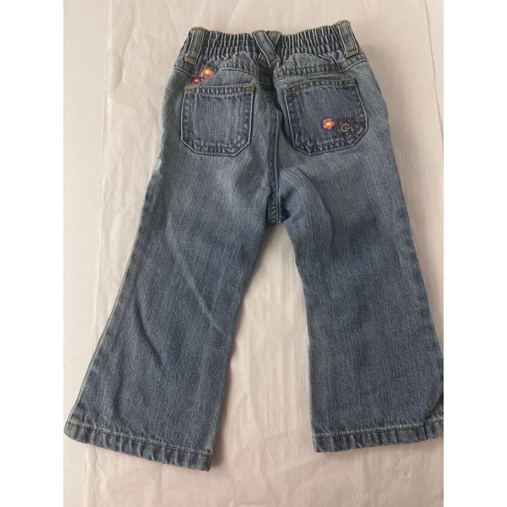 Old Navy Baby‎ Toddler Blue Denim Bootcut Jean Pants Size 18-24 Months